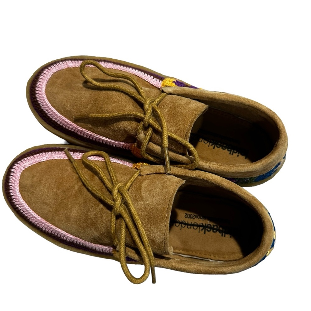 Free People Laidback London Komo Crochet Moccasin
Saffron Suede